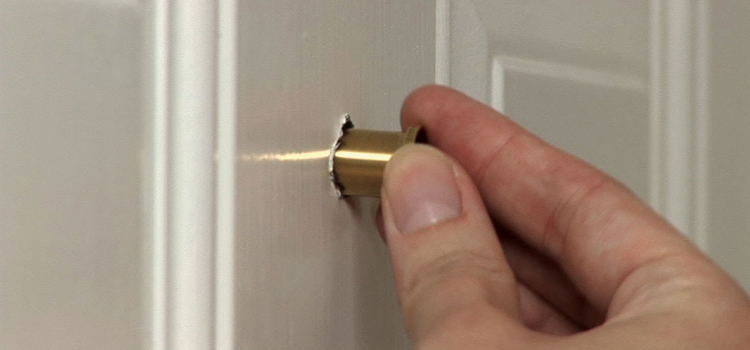peephole door repair in Farmersville